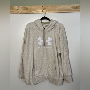 Under Armour Hoodie Oatmeal Athleisure Men Size 2X